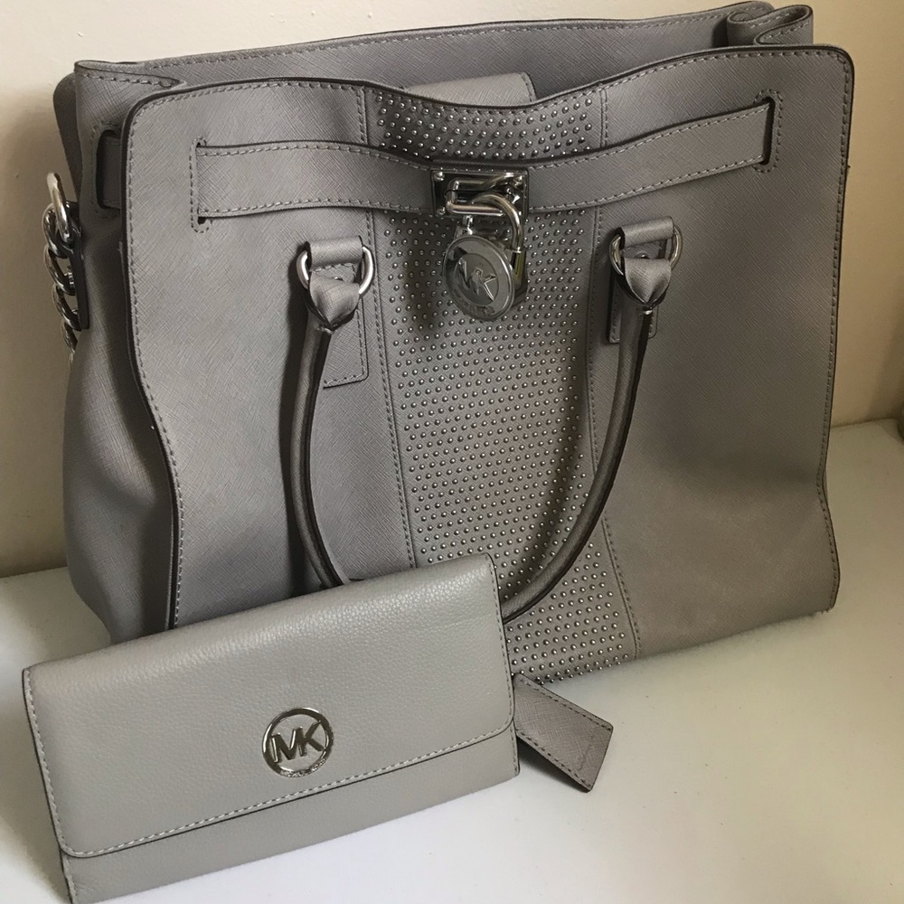 Michael Kors purse and wallet bundle